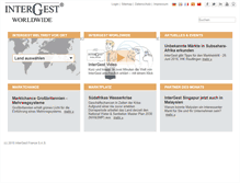 Tablet Screenshot of intergest.com